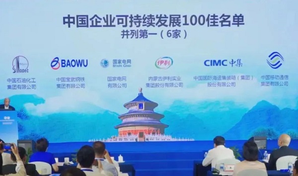 2023中国企业可持续发展100佳