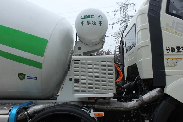 解放hth会体会网页版登录入口混动搅拌车